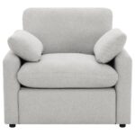 Collins Gray Fabric Power Recliner Chair by Coaster Furniture 21
