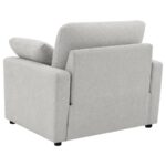 Collins Gray Fabric Power Recliner Chair by Coaster Furniture 23