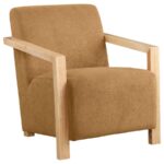 Diego Honey Fabric Accent Arm Chair by Coaster Furniture 14