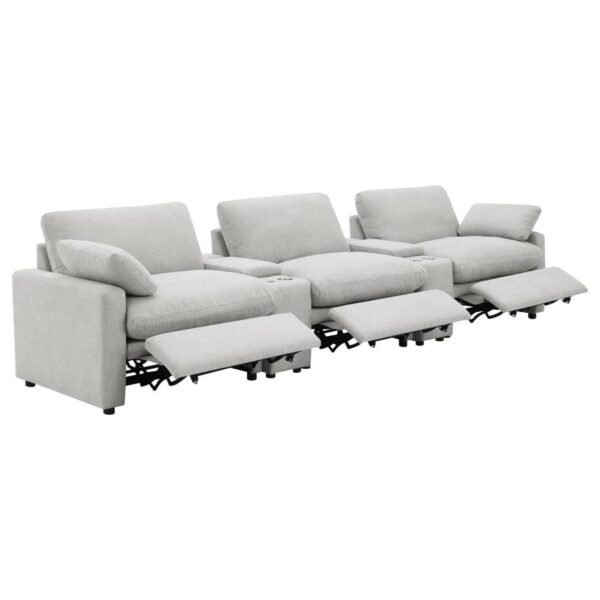 Collins 5-piece Power Reclining Home Theater Seating by Coaster Furniture