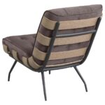 Aloma Tufted Armless Accent Chair Brown by Coaster Furniture - Image 2