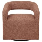 Westhill Boucle Upholstered Swivel Accent Chair Berry by Coaster Furniture
