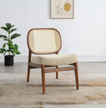 Rayo Rattan Cane Back Accent Chair by Coaster Furniture