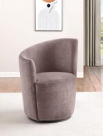 Nueva Blush Velvet Swivel Accent Chair by Coaster Furniture 9