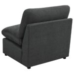 Collins Modular Armless Chair Dark Gray by Coaster Furniture 20