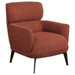 Andrea Upholstered Crecent Arm Accent Chair by Coaster Furniture 12