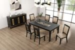 Kenyada Dining Table FM3401ES-T – Sleek Design Meets by Furniture of America 21