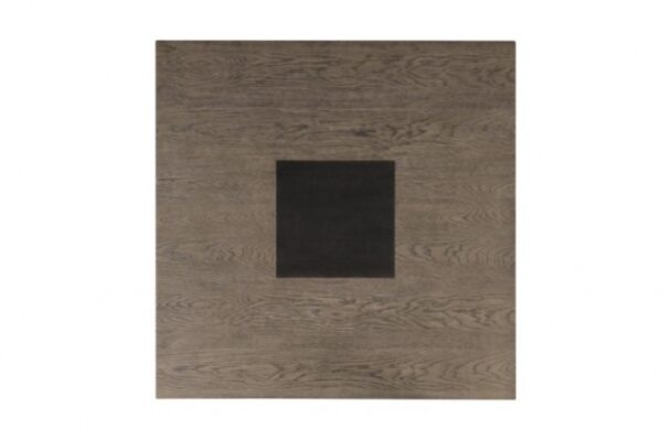 Broager Square Dining Table – Rustic Oak & Walnut | Contemporary Swivel Pedestal Table