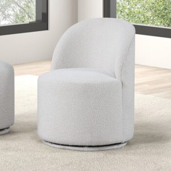 Broager Dining Swivel Chair FM3001WH-SC – Modern by Furniture of America