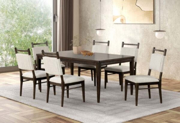 Woolwich Modern Dark Walnut Dining Table – Acacia Veneer by Furniture of America