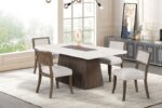 Essen Contemporary Espresso Round Dining Table FM3332DB-SC-2PK by Furniture of America 8