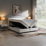 Adonia Queen Bed with Storage in Beige Chenille BD06012Q by ACME 9