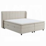 Adonia Queen Bed with Storage in Beige Chenille BD06012Q by ACME 10