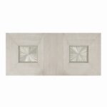 Argenthart Light Gray Extendable Dining Table FM3368GY-T Timeless Craftsmanship by Furniture of America 13