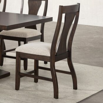 Holsworthy Espresso Side Chair (Set of 2) FM3600ES-SC-2PK Contemporary Slat Back by Furniture of America