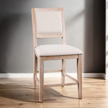 Orbetello Distressed Natural Counter Chair FM3601NT-PC-2PK Transitional by Furniture of America