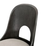 Sterling West Side Chair (Set of 2) – Ash Gray Modern Dining Chairs with Curved Back