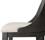 Sterling West Side Chair (Set of 2) – Ash Gray Modern Dining Chairs with Curved Back