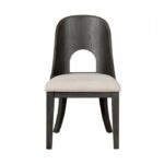 Sterling West Side Chair (Set of 2) – Ash Gray Modern Dining Chairs with Curved Back