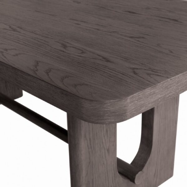 Sterling West Rectangular Dining Table – Modern Ash Gray Wood Dining Table