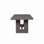 Sterling West Rectangular Dining Table – Modern Ash Gray Wood Dining Table