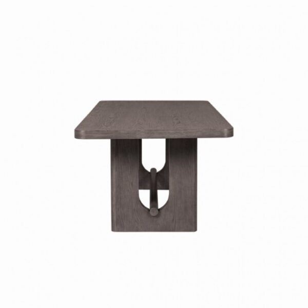 Sterling West Rectangular Dining Table – Modern Ash Gray Wood Dining Table