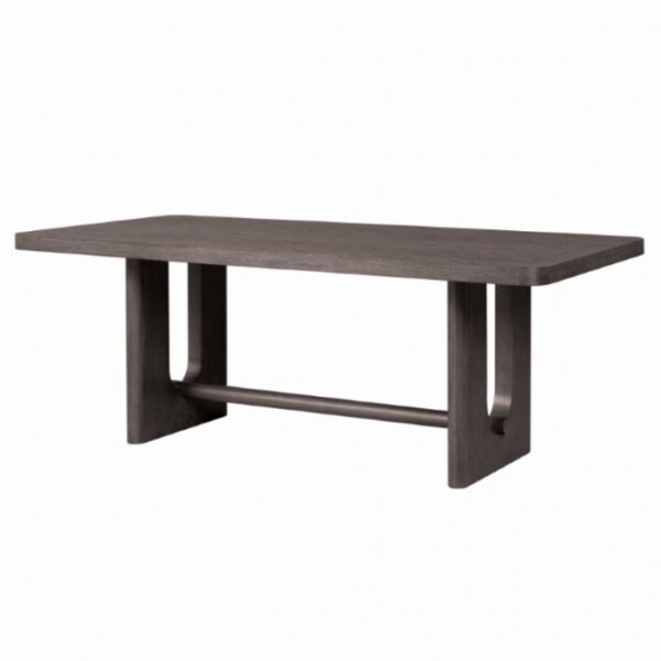 Sterling West Rectangular Dining Table – Modern Ash Gray Wood Dining Table