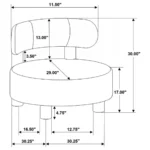 Bouclé Accent Chair