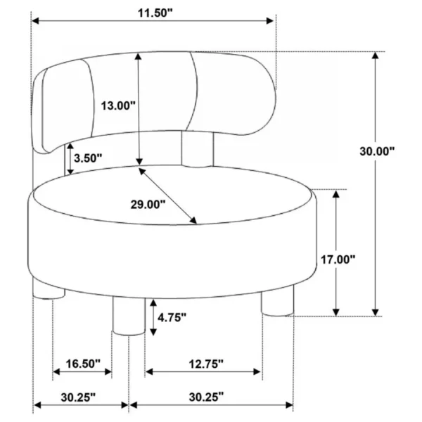 Bouclé Accent Chair