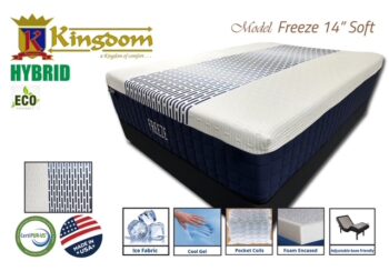 Freeze 14” Soft Mattress By Kingdom Mattress