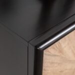 Lakeside Modern Farmhouse Cabinet Black/Natural | Stylish Storage