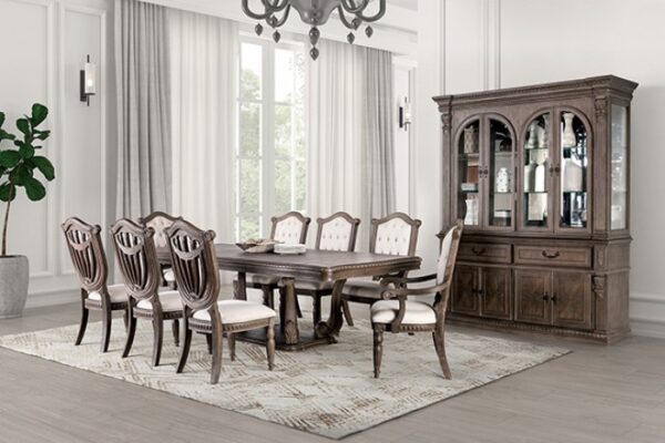 Seven Oaks Weathered Oak Dining Table | Traditional Grand Table
