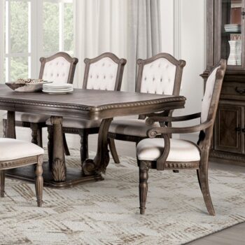 Seven Oaks Weathered Oak Dining Table | Traditional Grand Table