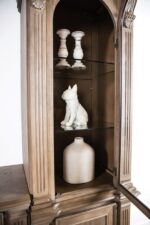 Seven Oaks Entertainment Center FM5418AK-TV-SET – Weathered Oak Traditional Media Wall Unit