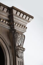 Seven Oaks Entertainment Center FM5418AK-TV-SET – Weathered Oak Traditional Media Wall Unit