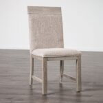 Gristalt Gray Transitional Dining Chair – Padded Two-Tone Design