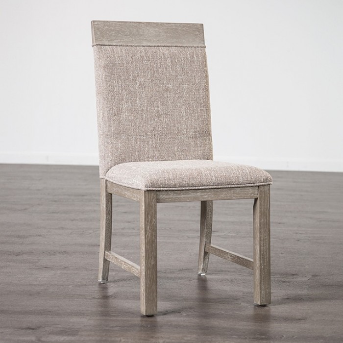 Gristalt Dining Chair Fm3597Gy-Sc-2Pk Gray Transitional By Furniture Of America | Mobilia Cleopatra 3 Gristalt Gray Transitional Dining Chair – Padded Two-Tone Design