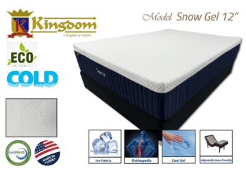Snow Gel 12” Soft Mattress By Kingdom Mattress