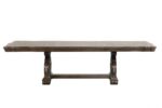 Leovanni Traditional Dark Brown Extendable Dining Table – 114" Luxury Design