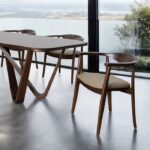 Nordby Dining Table FM30001WN-T Mid-Century Modern Walnut by Furniture of America 6