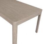 Belize Modern Gray Fog Dining Table – 78" Solid Wood Table