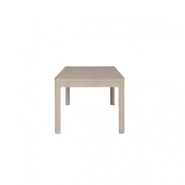 Belize Modern Gray Fog Dining Table – 78" Solid Wood Table