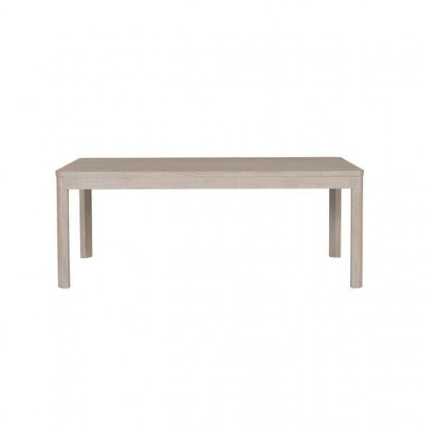 Belize Modern Gray Fog Dining Table – 78" Solid Wood Table