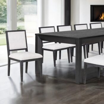 Hatton Cross Contemporary Weathered Black Dining Table – Extendable to 118"