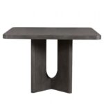 Modern Ash Gray Square Counter Ht. Table by Furniture of America 10