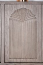 Modern White Oak Server by Furniture of America 12
