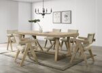 Contemporary Oak Dining Table by Furniture of America 6
