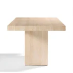 Inca Travertine Stone Dining Table By ACME - Image 3