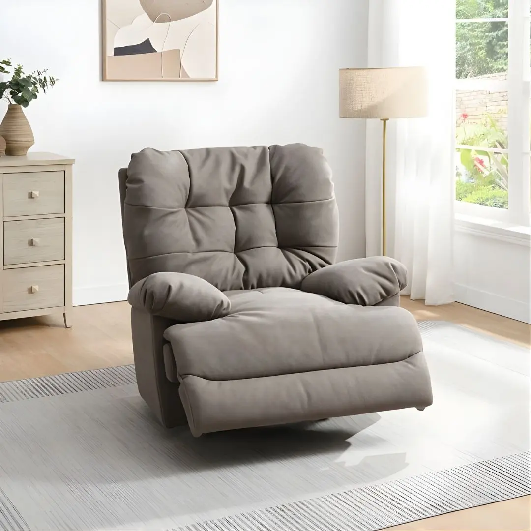 Firas Power Motion Recliner In Camel Leather Aire Lv02609 By Acme | Mobilia Cleopatra 3 Firas Power Motion Recliner in Camel Leather Aire LV02609 By ACME - Image 1