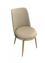 Norelli Contemporary Gold/Taupe Side Chair by Furniture of America 8